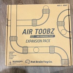 Fat Brain Toy Co. Air Toobz Expansion Pack - Black